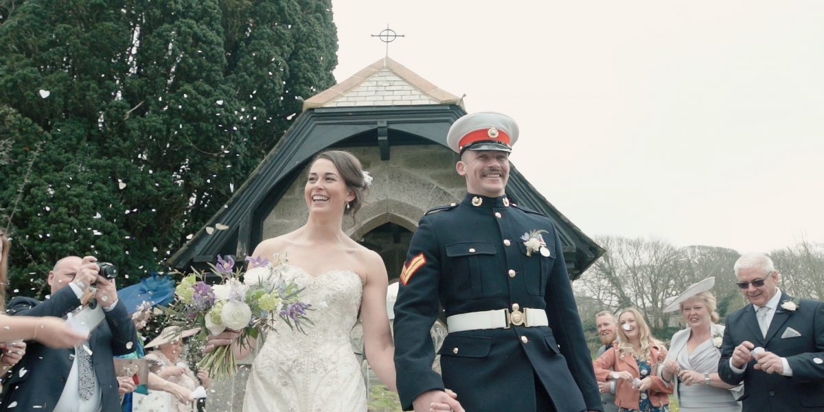 wedding video at gwel an mor
