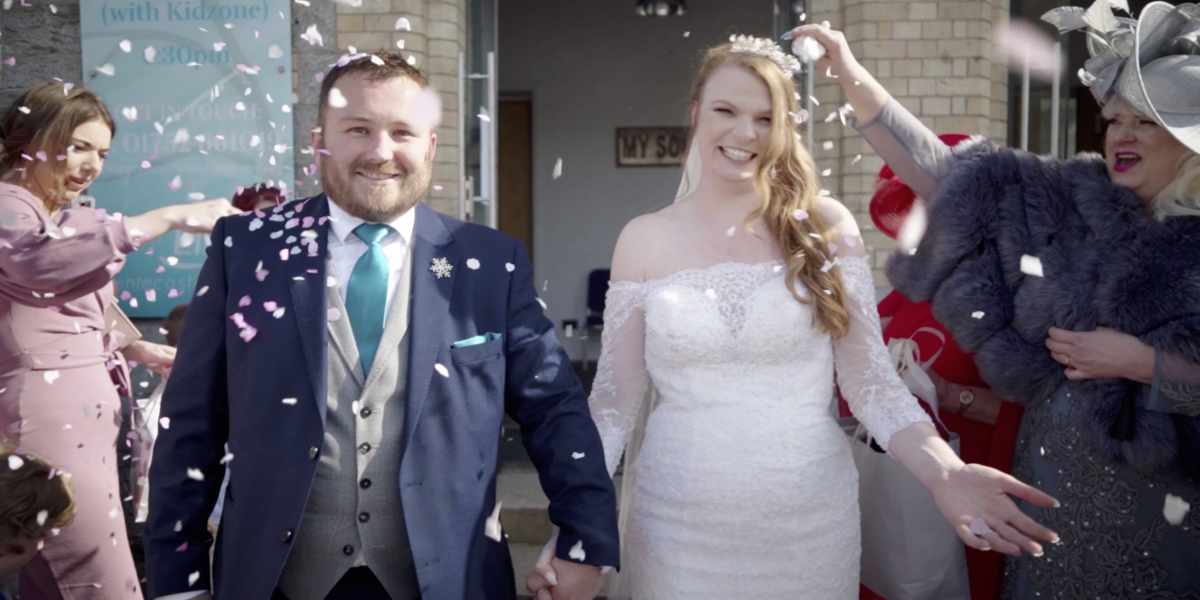 cinematic wedding video in plymouth