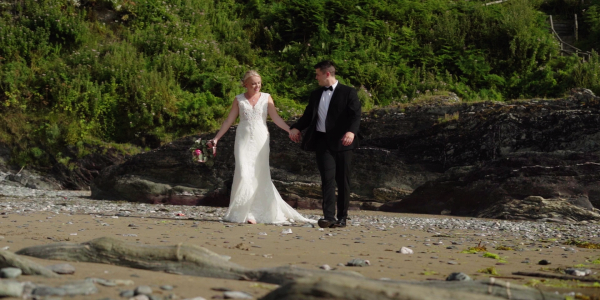 wedding video at polhawn fort